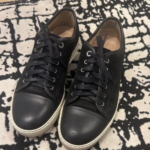 Lanvin Black and White Men's Sneakers SIZE 8